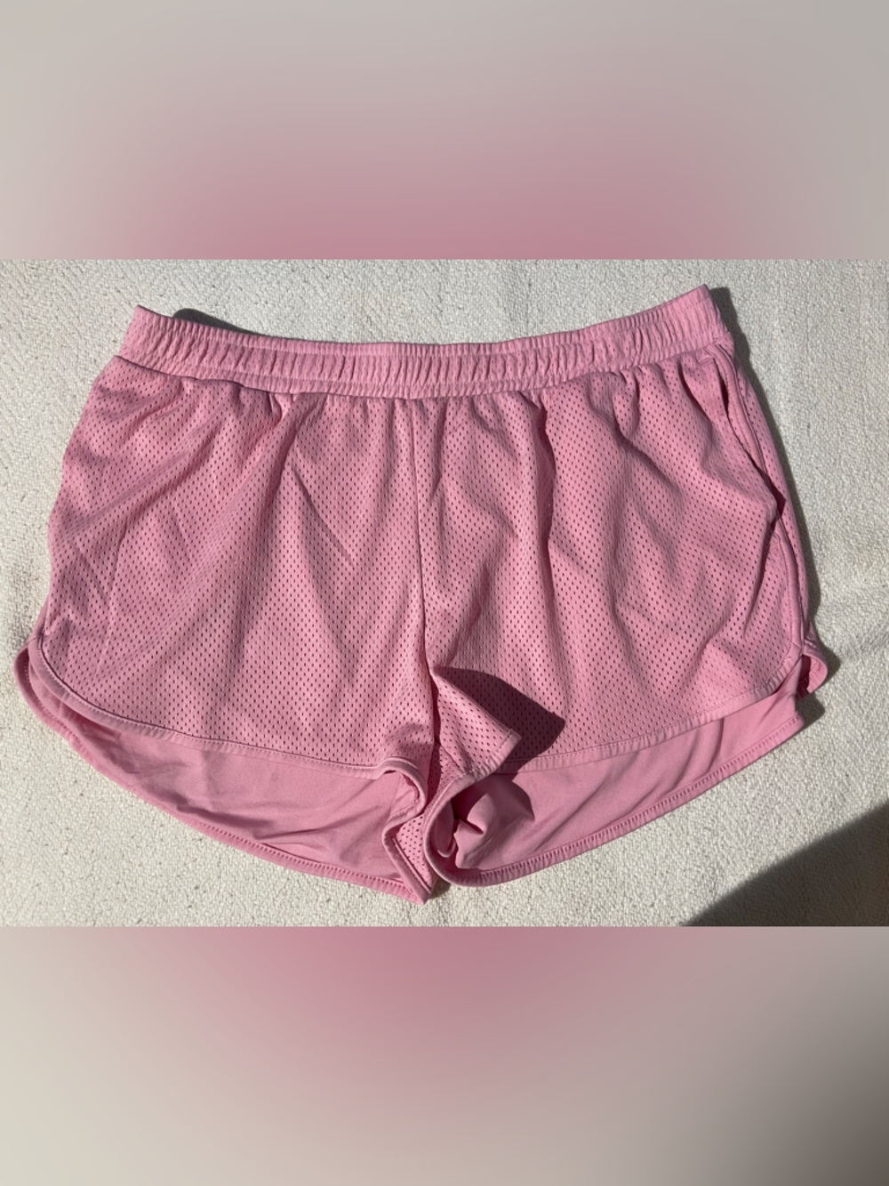Old Navy Active Light Pink Mesh Athletic Shorts